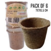 Agromel UK Coconut Fibre Coir Pots - Image 3