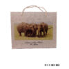 Eco-Friendly Handcrafted Bag – 10x8 - Elephant & Eagle - Image 2