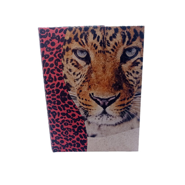 Eco-Friendly A5 Notebook – Watchful Tiger of Sri Lanka Design
