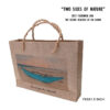 Eco-Friendly Handcrafted Bag – 7x5 - Stilt Fishermen & Beaches - Image 3