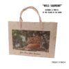 Eco-Friendly Handcrafted Bag – 7x5 - Leopards & Turtles - Image 2