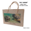 Eco-Friendly Handcrafted Bag – 7x5 - Leopards & Turtles - Image 3