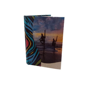 Eco-Friendly A6 Notebook – Stilt Fishermen of Sri Lanka Design