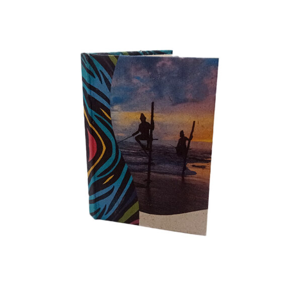 Eco-Friendly A6 Notebook – Stilt Fishermen of Sri Lanka Design