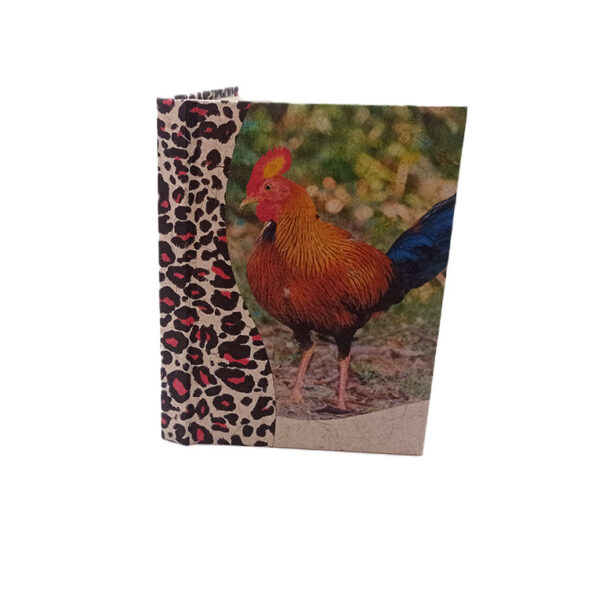 Eco-Friendly A6 Notebook – Colourful Wild Hen of Sri Lanka Design