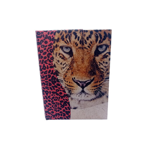 Eco-Friendly A6 Notebook – Watchful Tiger of Sri Lanka Design